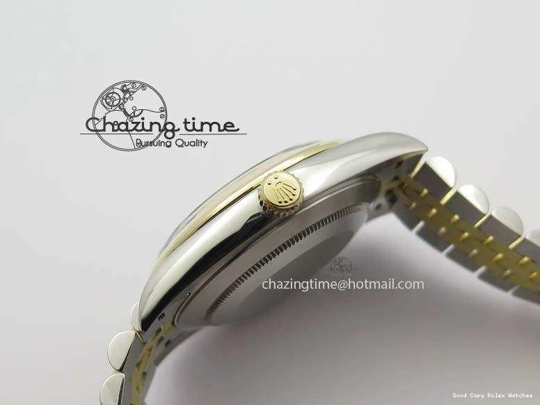 AAA Replica Watches A 3763 Colorful On 126333 Edition YG YG 1:1 Best YG Diamond Dial Jubilee SS Bracelet Wrapped 41mm Noob DateJust 0118